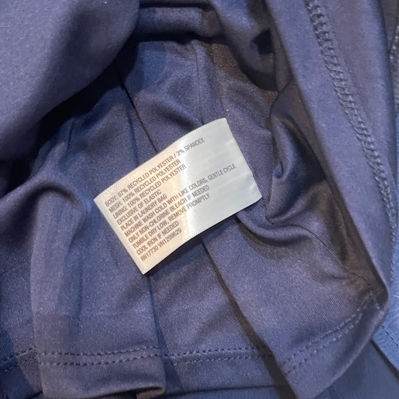 NWT Women's Embellished Mini Babydoll Dress - Wild Fable Navy Blue Size Large - Picture 9 of 9